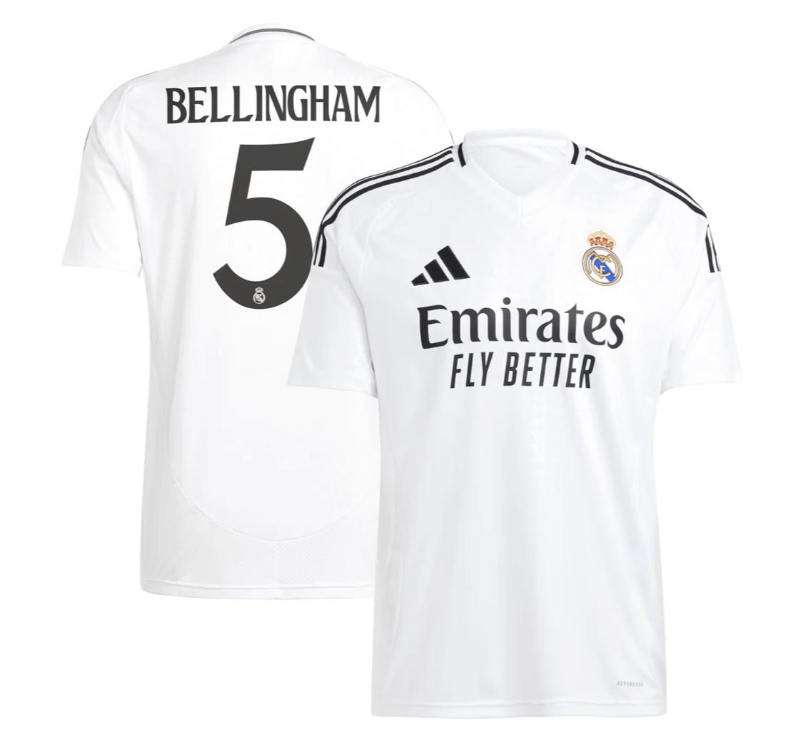Jude Bellingham Real Madrid Home Jersey 24/25