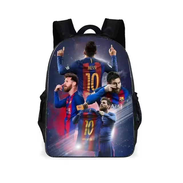 Barcelona Messi Backpack School Bag