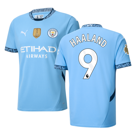 Men's Puma Haaland Manchester City Home Jersey 24/25