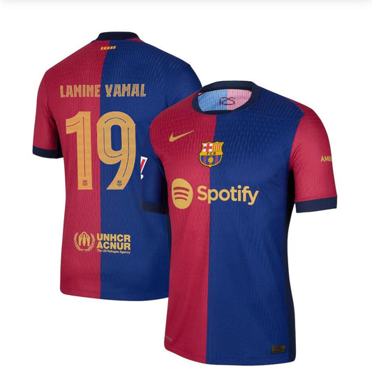 Men's Nike Lamine Yamal Barcelona Home Jersey 24/25