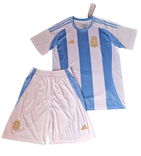 Kids Kit Adidas Argentina United Home Jersey 2024