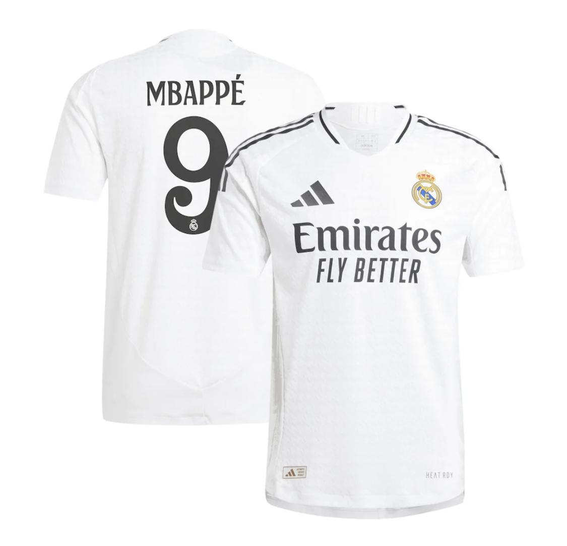 Men's adidas Mbappe Real Madrid Home Jersey 24/25 - UCL