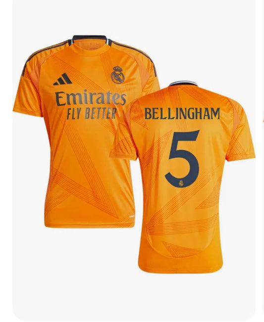 Men's adidas Jude Bellingham Real Madrid Away Jersey 24/25