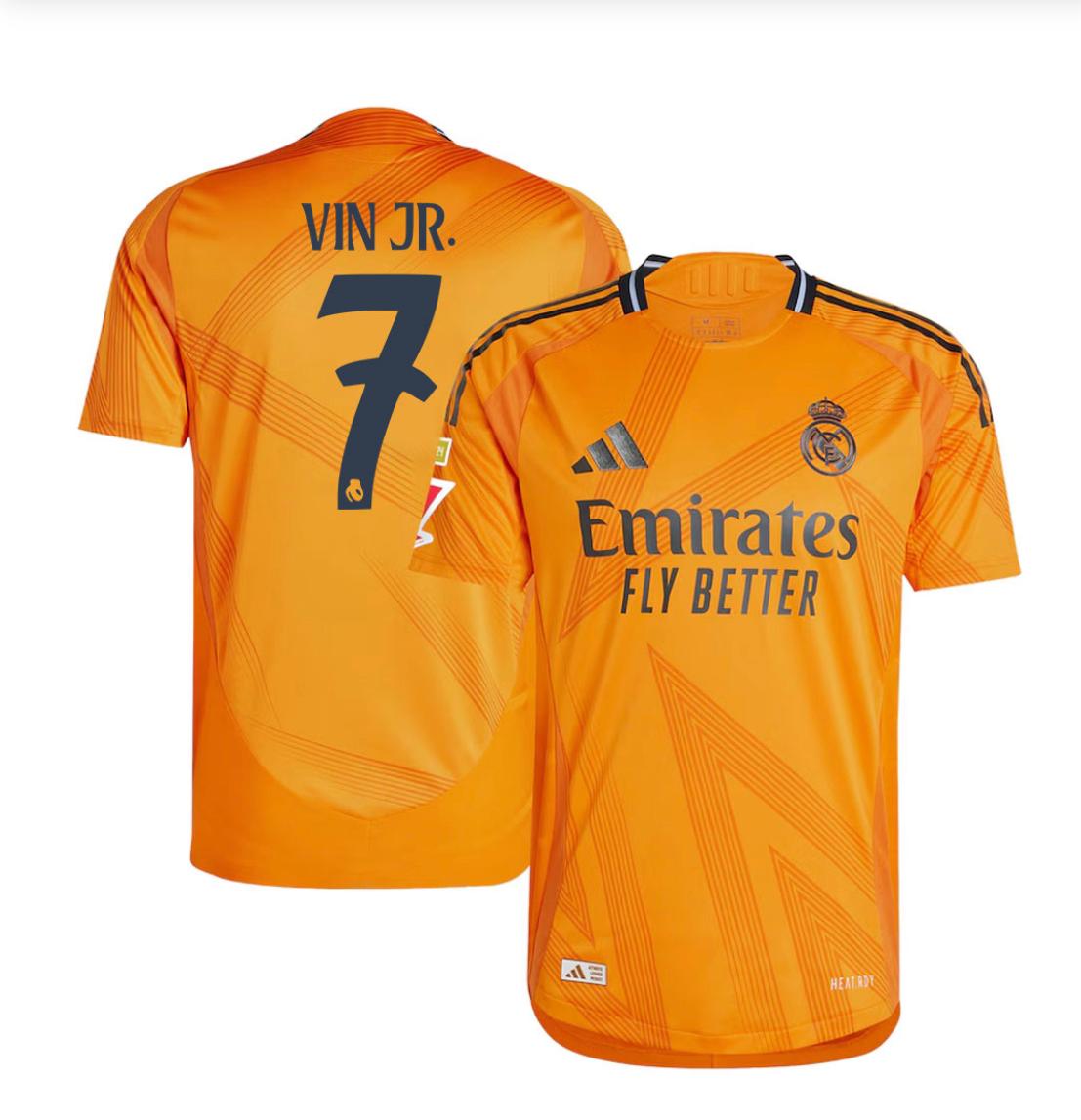 Men's adidas Vinicius Jr Real Madrid Away Jersey 24/25