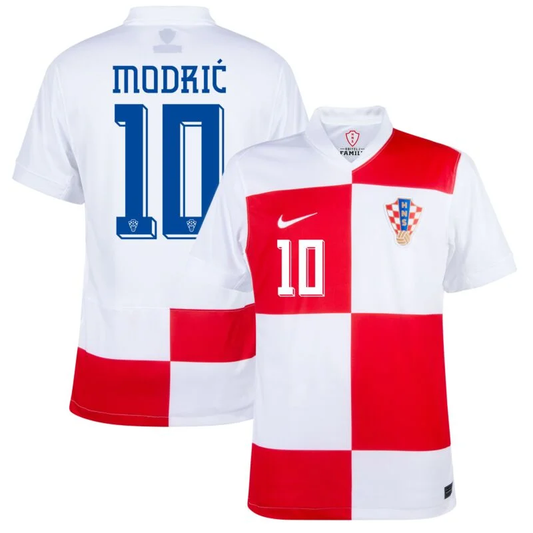 Men's Nike Modric Croatia Home Jersey 24/25